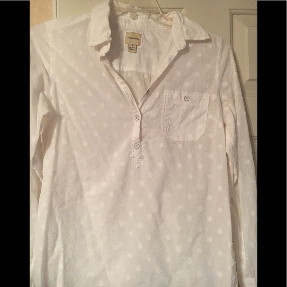 White long sleeve shirt